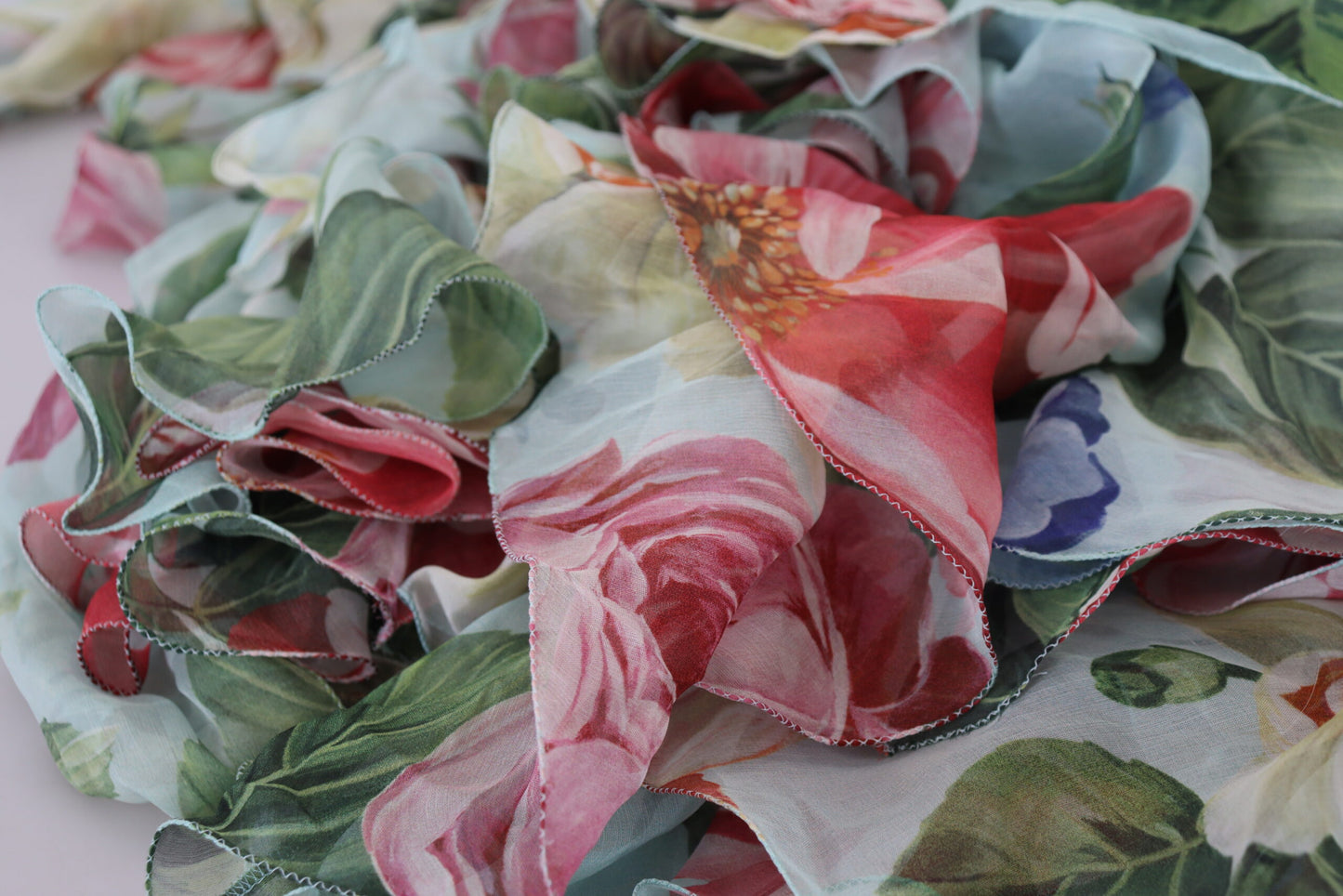 Elegant Floral Silk Long Dress