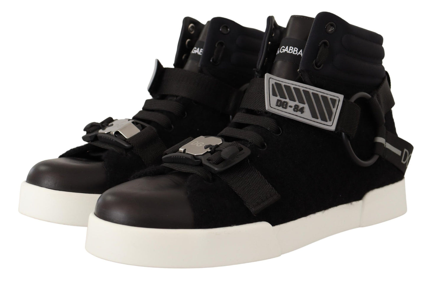Elevate Your Step with High Top Wool Leather Sneakers