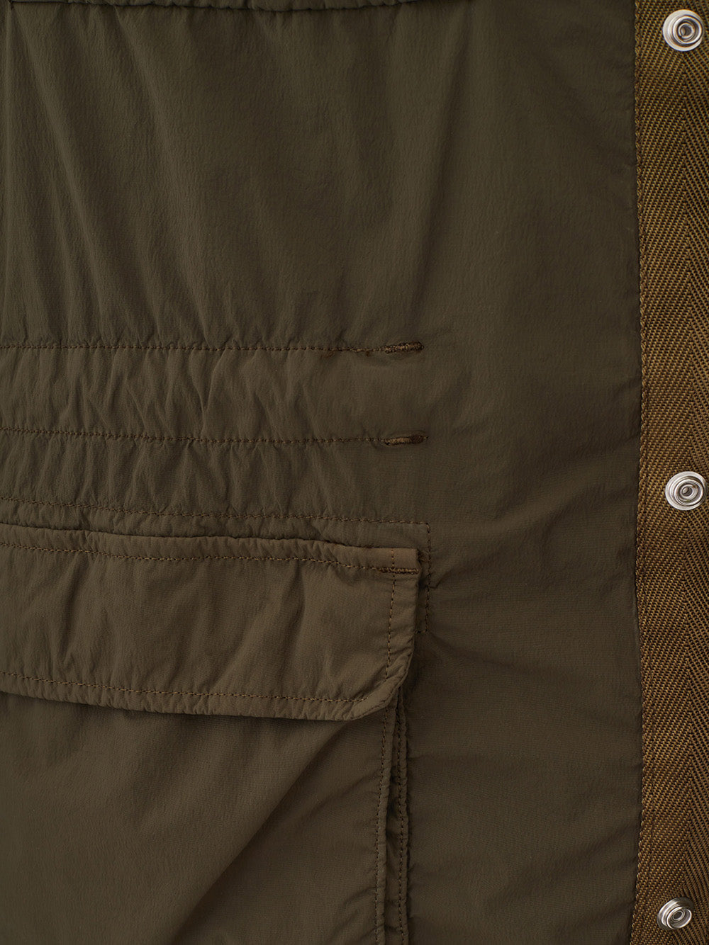Elegant Green Tech Fabric Jacket