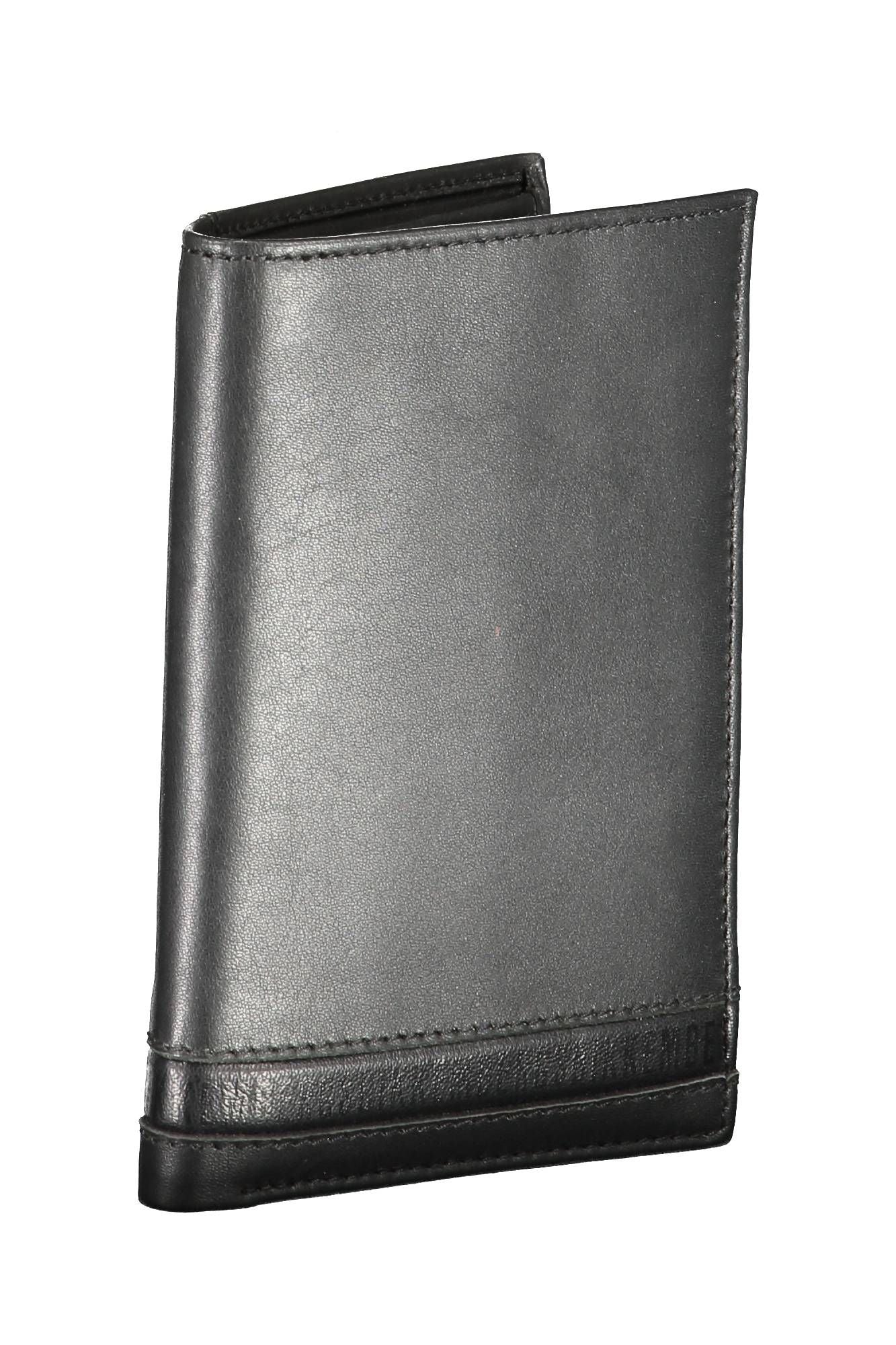 Sleek Dual-Compartment Leather Wallet