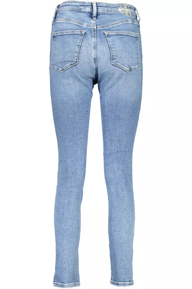 High Rise Skinny Light Blue Jeans