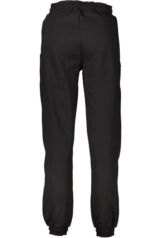 Chic Sporty Fleece Trousers with Embroidery Detail