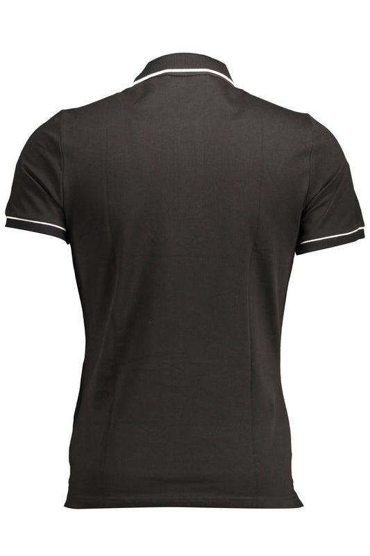 Chic Contrasting Detail Polo Shirt
