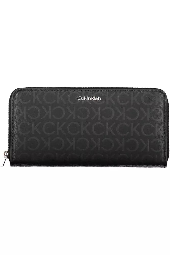 Sleek Black Multi-Compartment Wallet