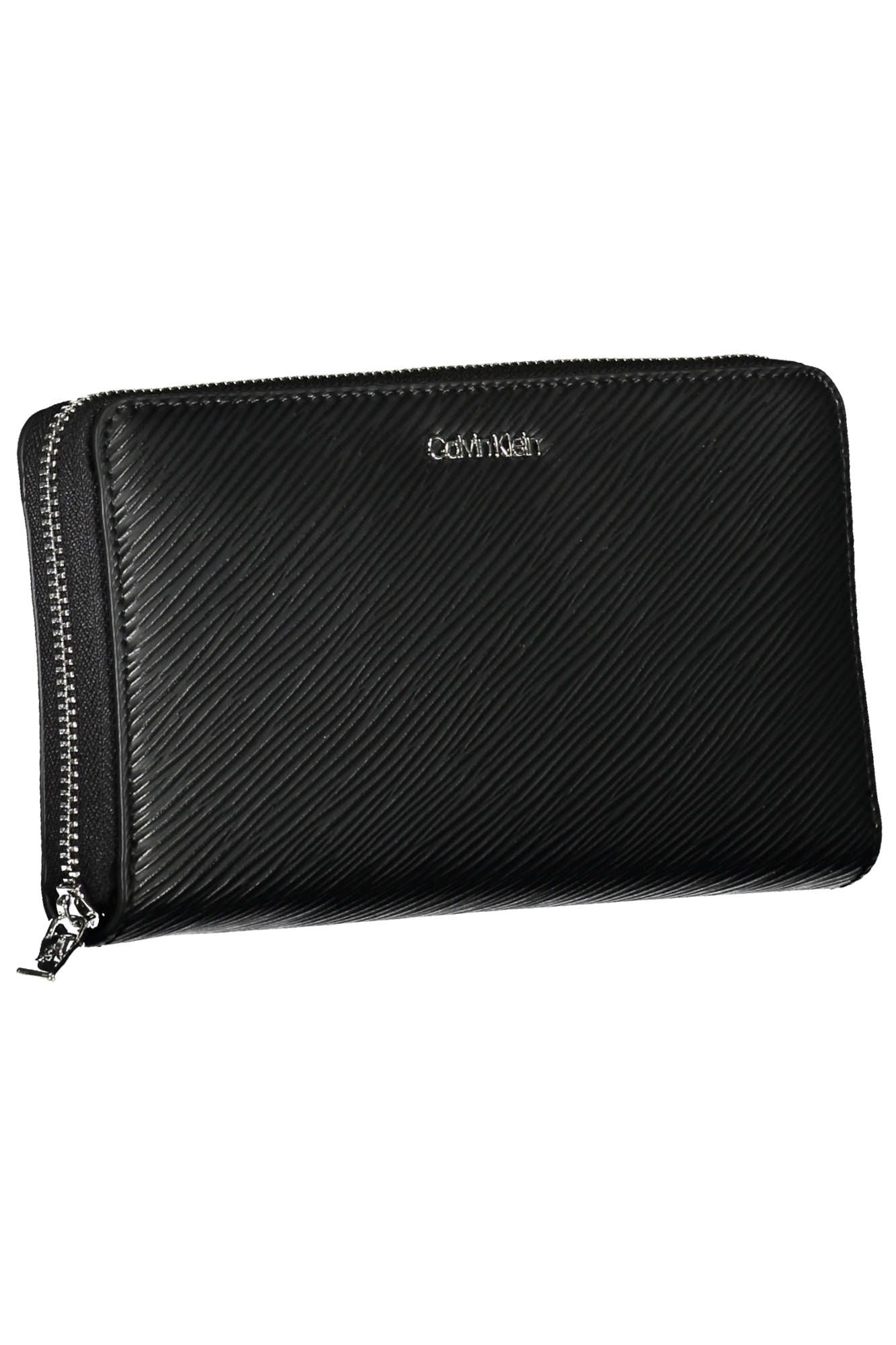 Elegant Black Polyurethane Wallet with RFID Blocking