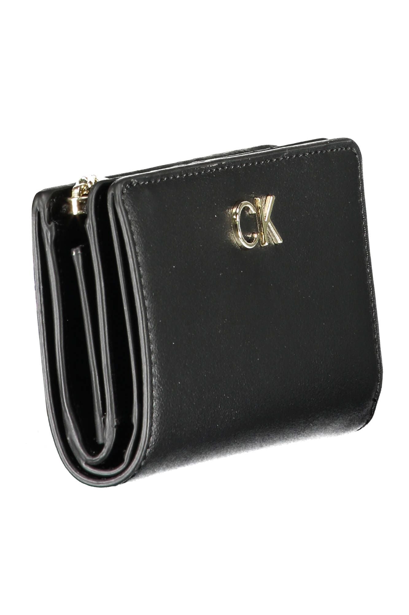 Elegant Black Polyester Wallet with RFID Lock