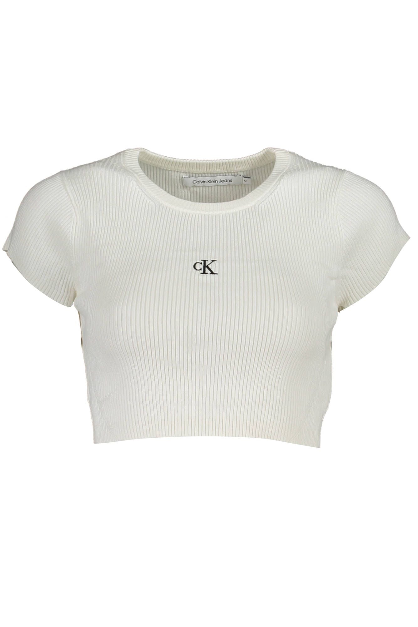 Chic White Lace-Up Back Tee