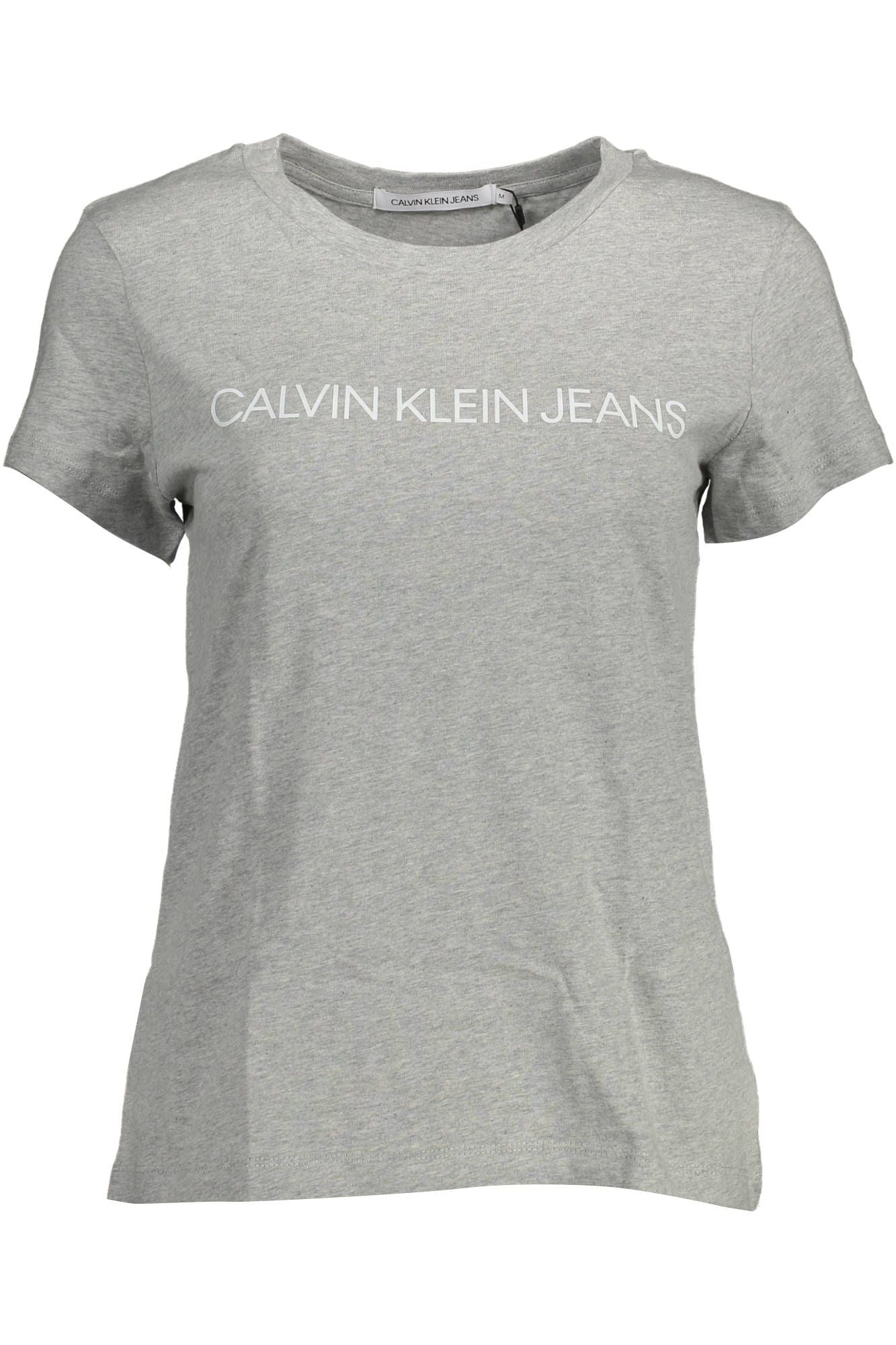 Chic Gray Organic Cotton Tee
