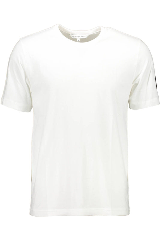 Eco-Conscious White Tee with Signature Print