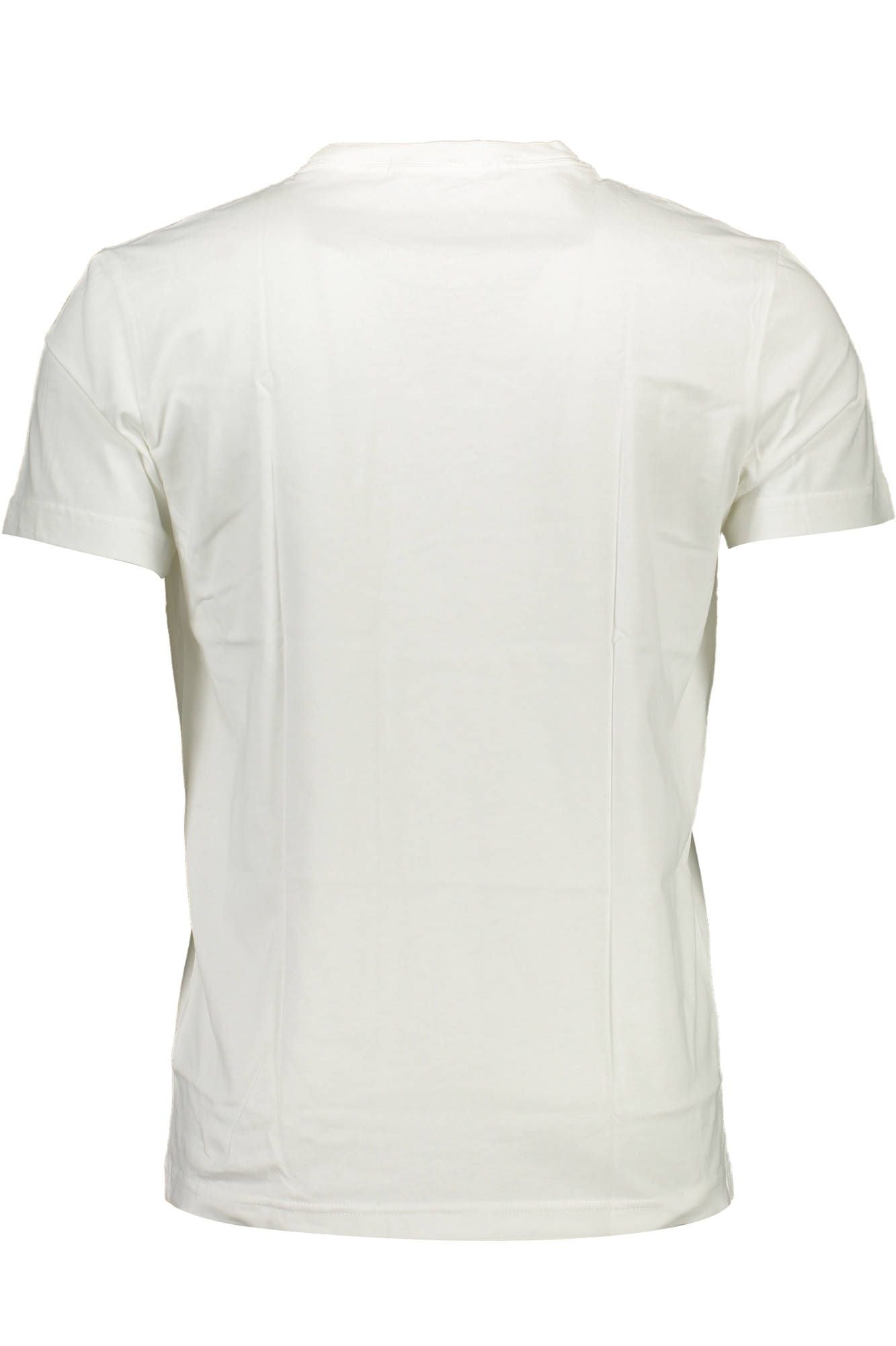 Elegant White Printed Cotton Tee