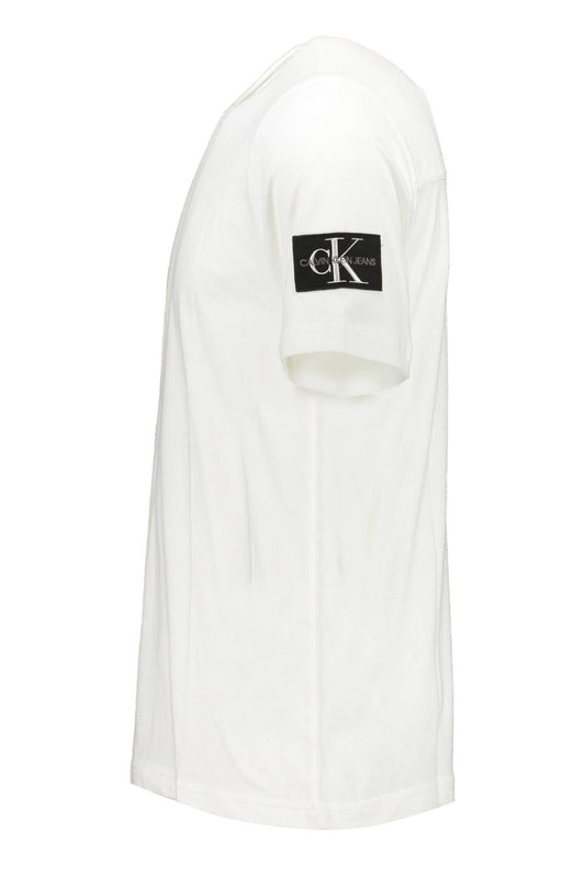 Eco-Conscious White Tee with Signature Print