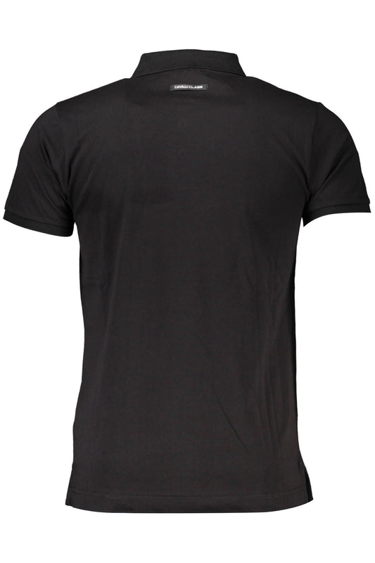Elegant Short-Sleeved Black Polo