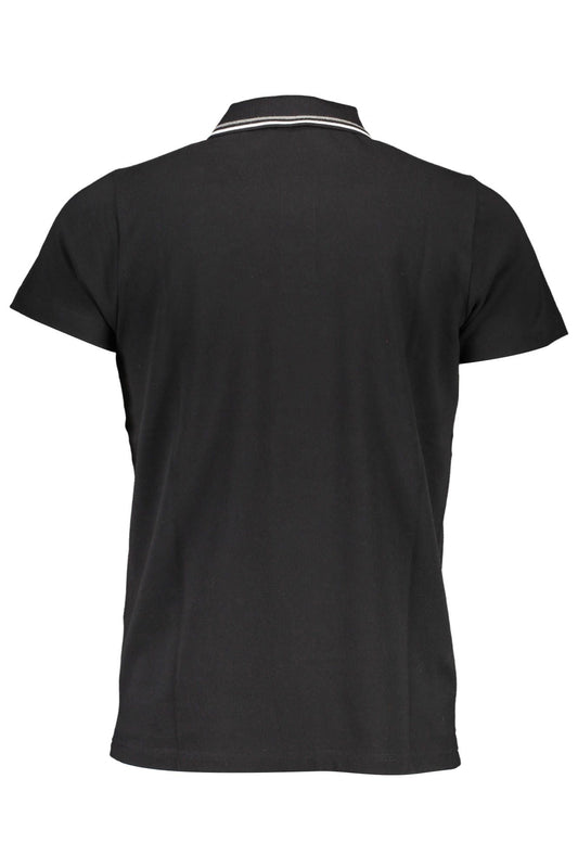 Chic Contrasting Short-Sleeve Polo Shirt