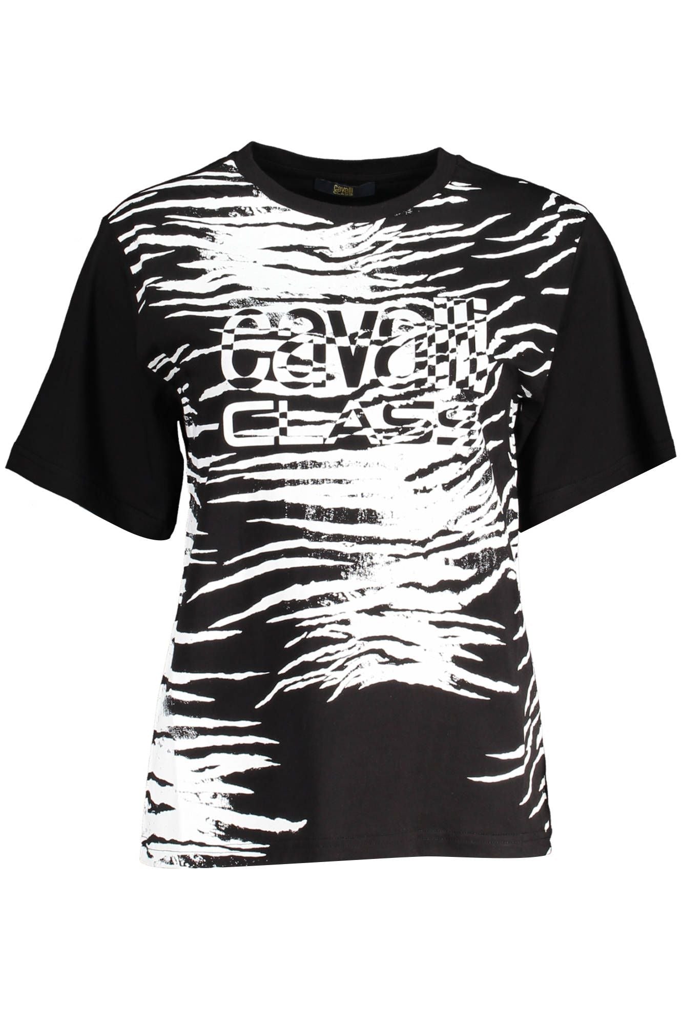 Elegant Square Print Logo Tee