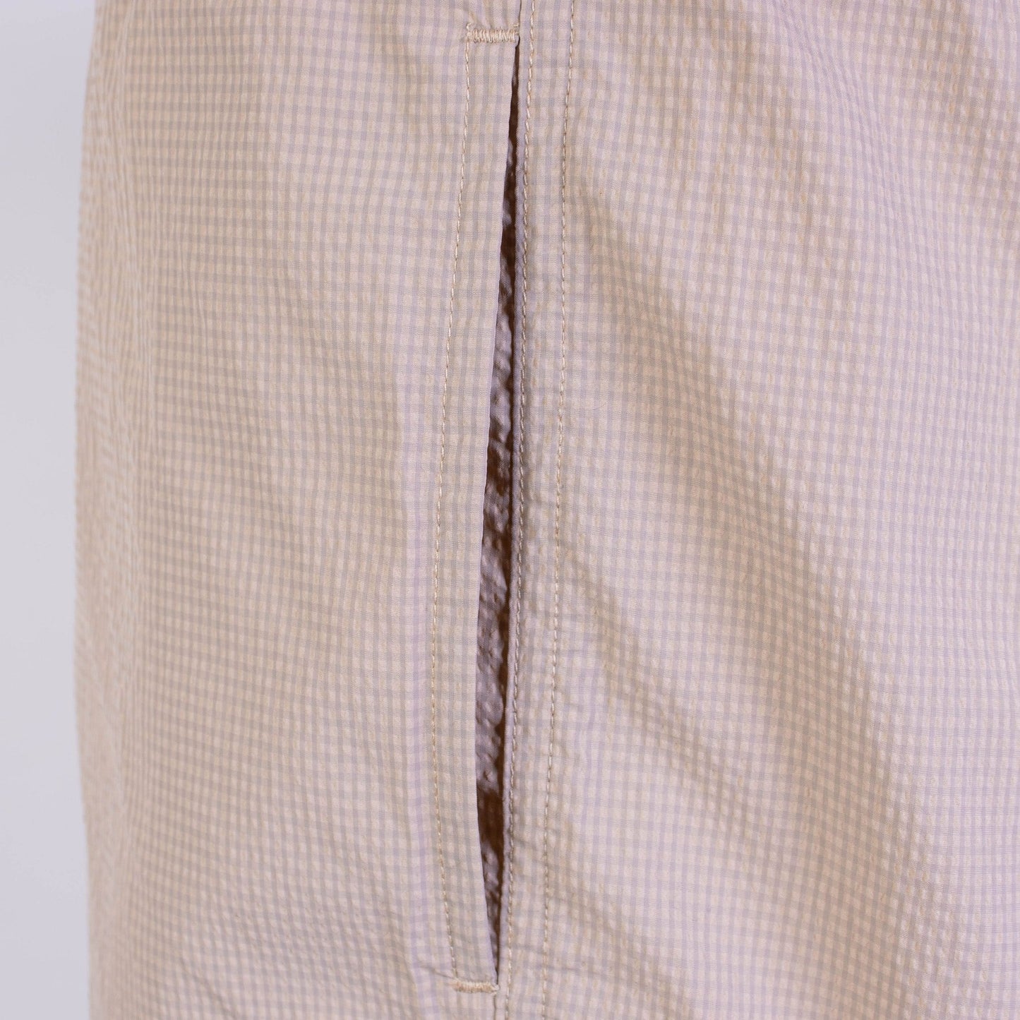 Chic Beige Swim Shorts for Fashion-Forward Men