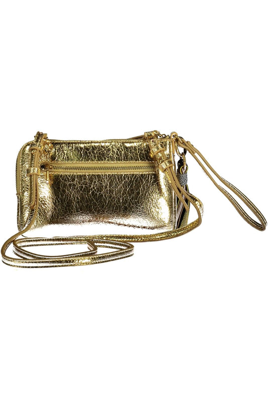 Elegant Gold-Toned Adjustable Handbag