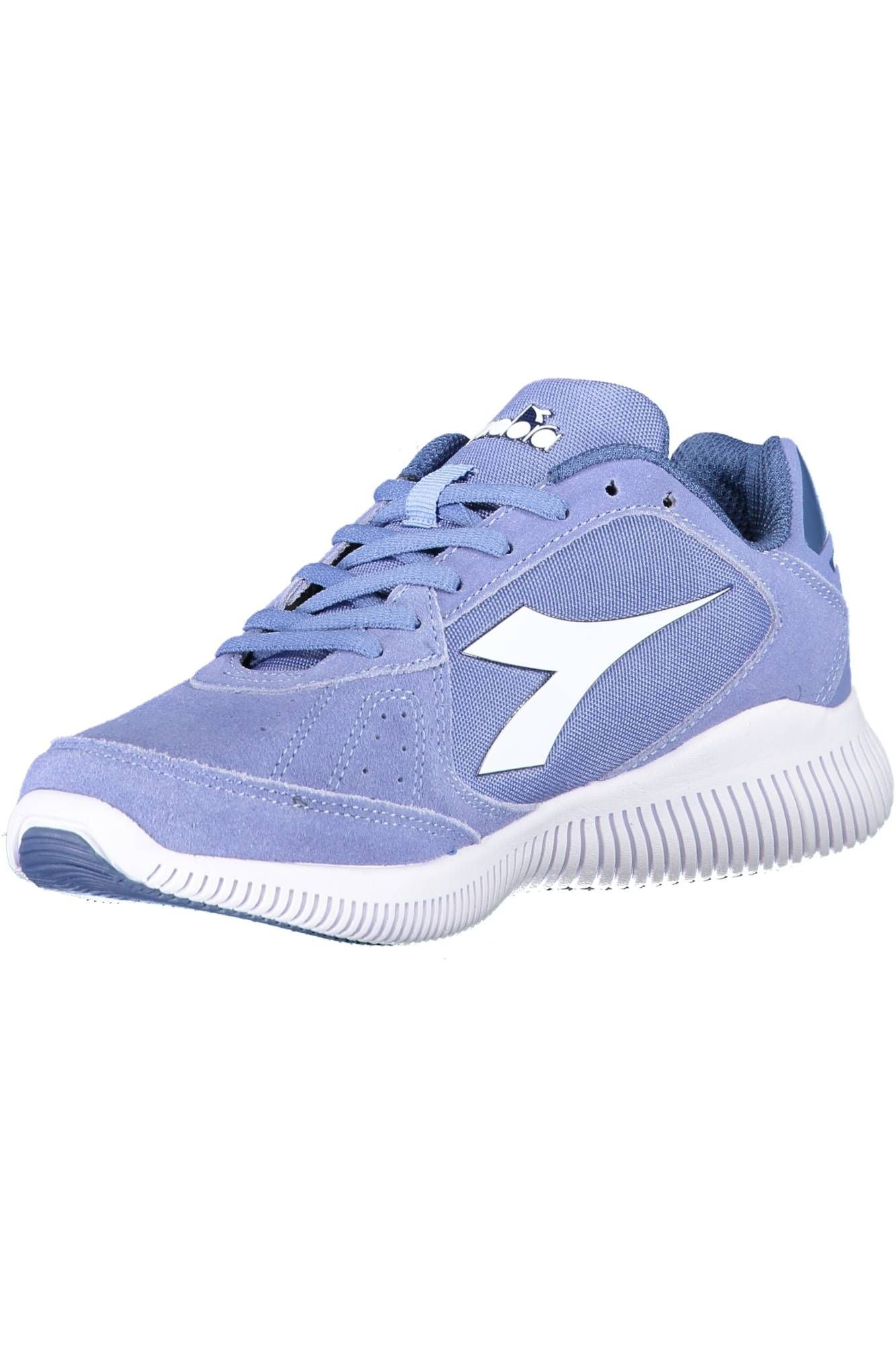 Chic Light Blue Sneakers With Contrasting Details