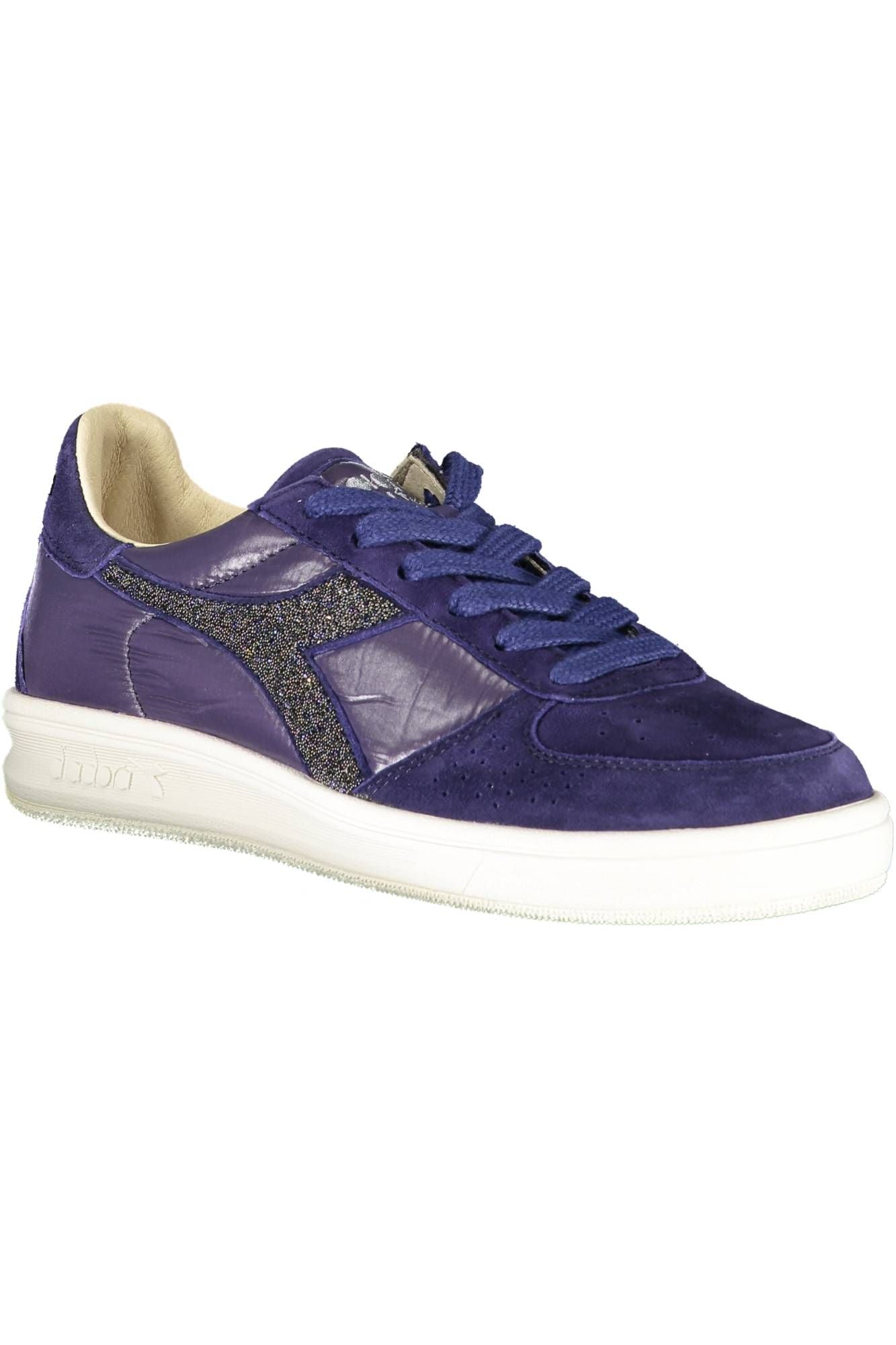Swarovski Crystal-Embellished Blue Sneakers