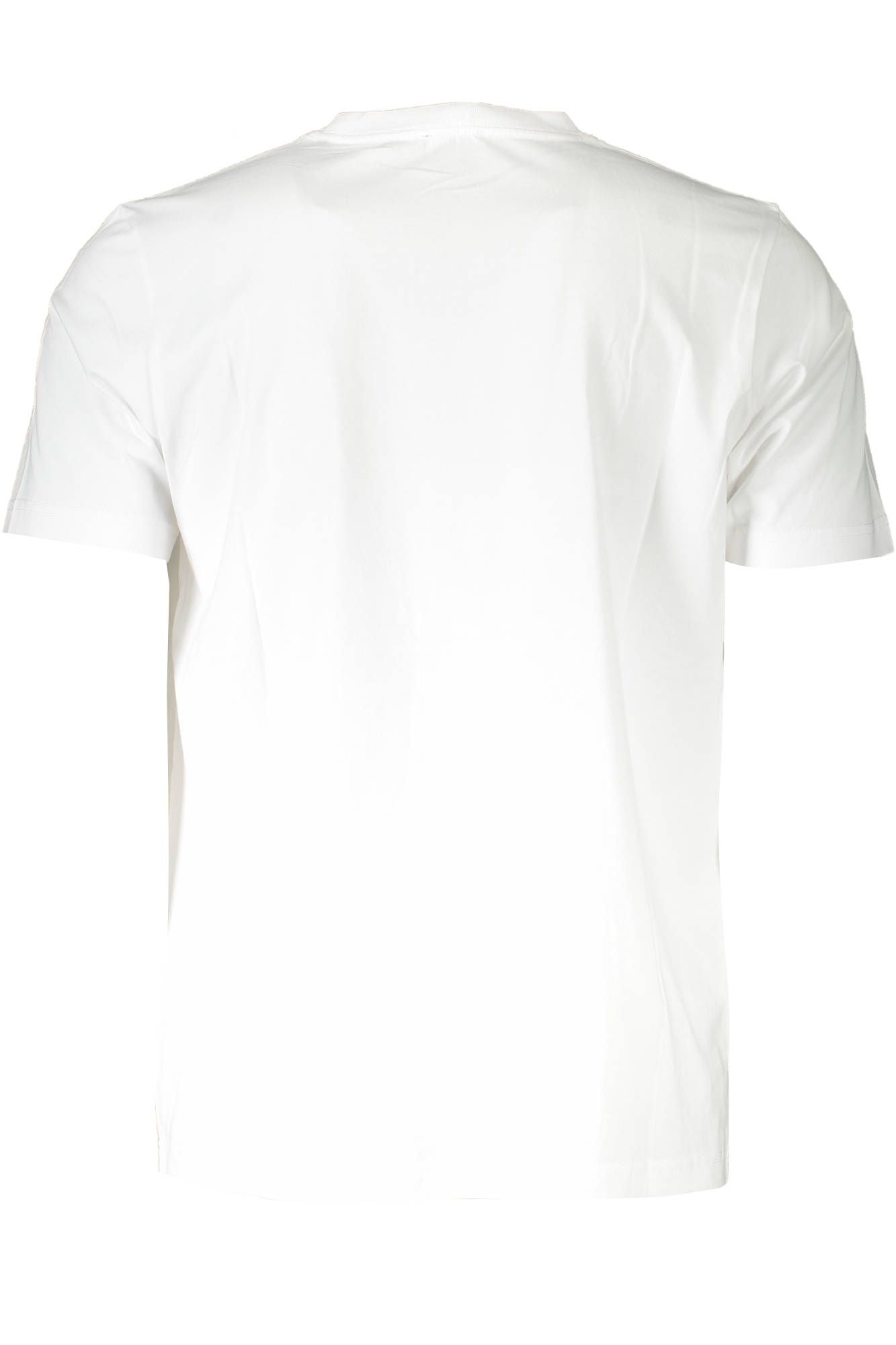Crisp White Cotton Crew Neck Tee