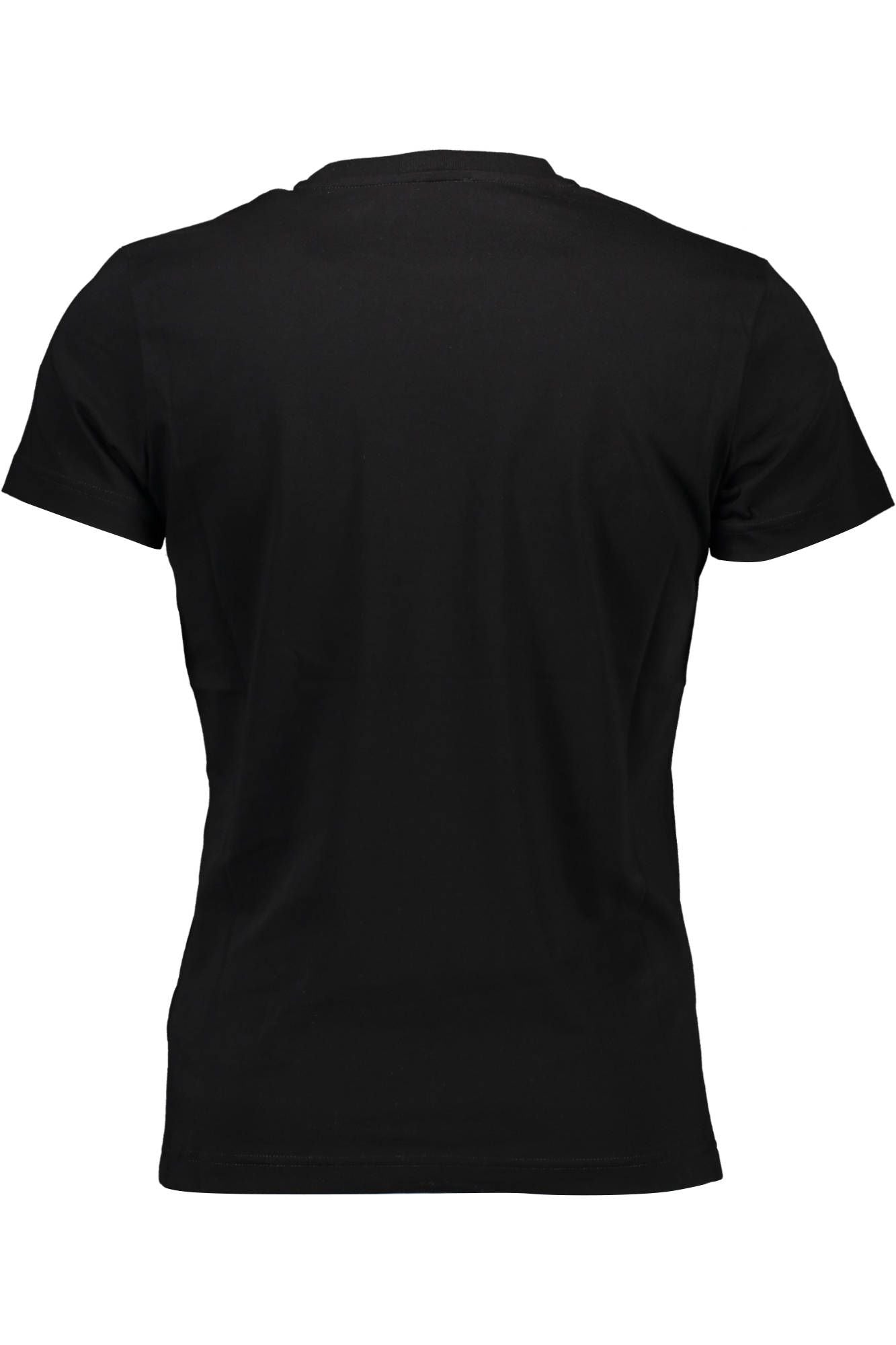 Sleek Cotton Crew Neck Tee with Logo Print
