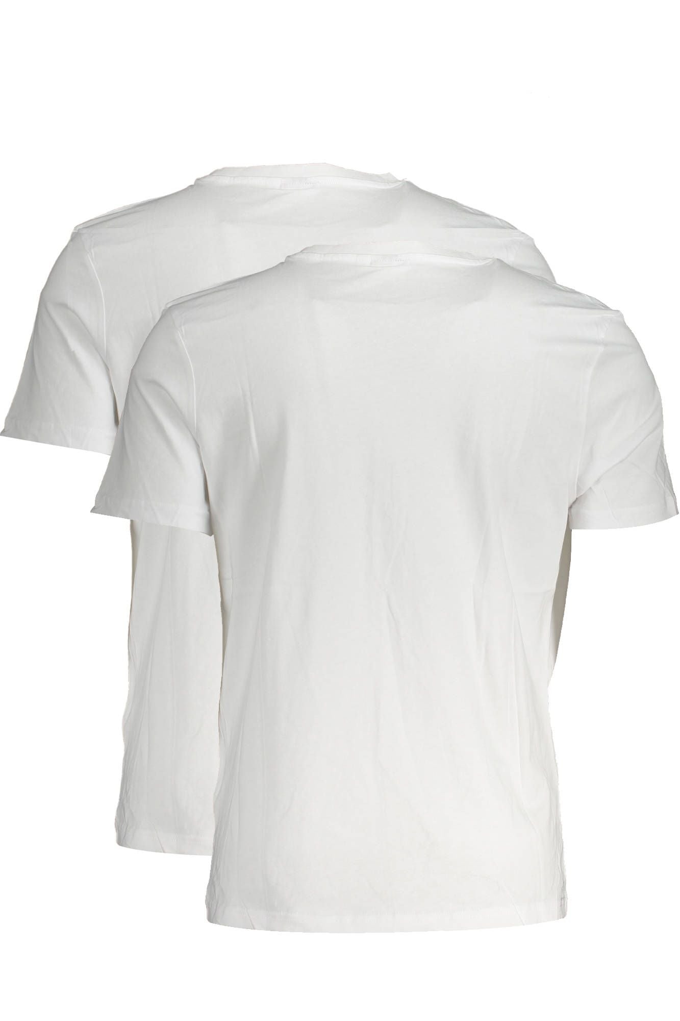 Elegant Bi-Pack White Organic Cotton Tees