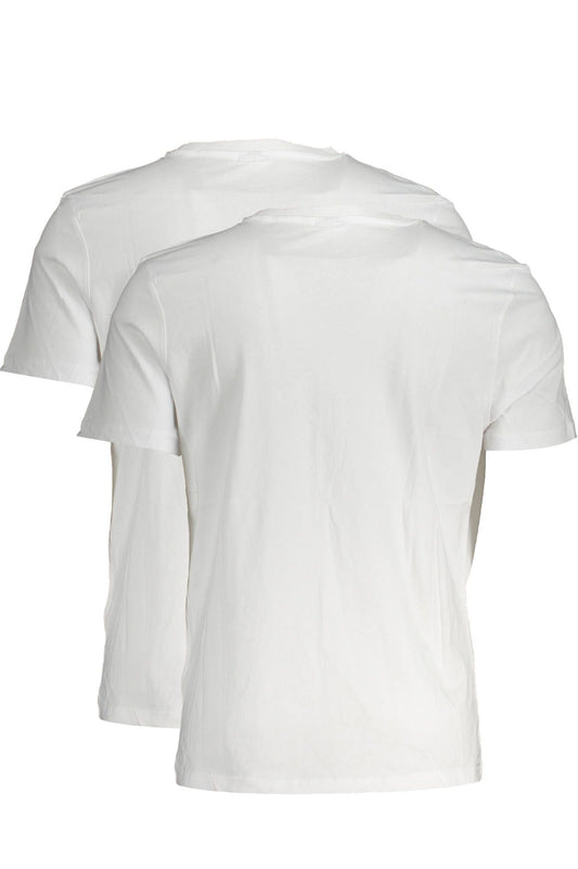 Elegant Bi-Pack White Organic Cotton Tees