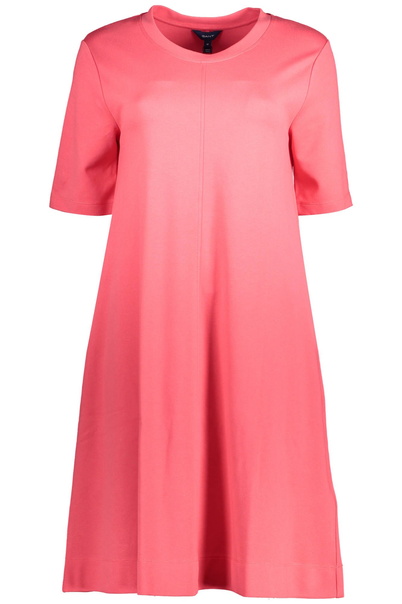 Elegant Pink Short Dress with Pockets