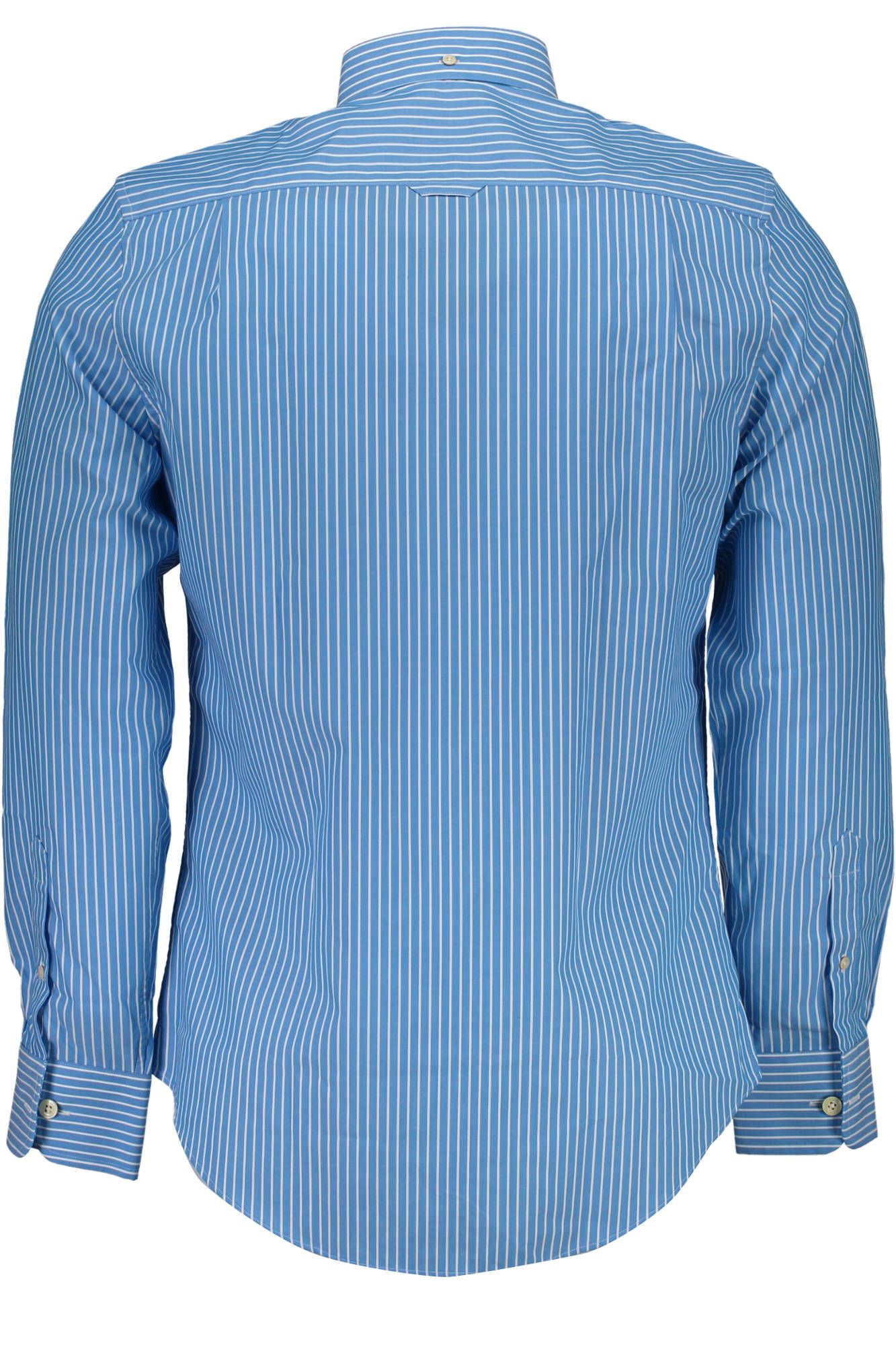 Elegant Light Blue Slim Fit Men's Shirt