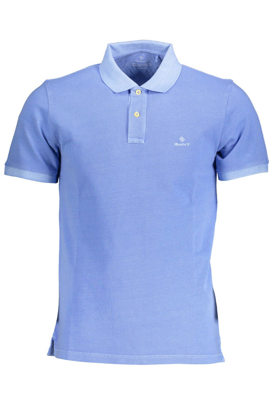 Elegant Light Blue Short-Sleeved Polo