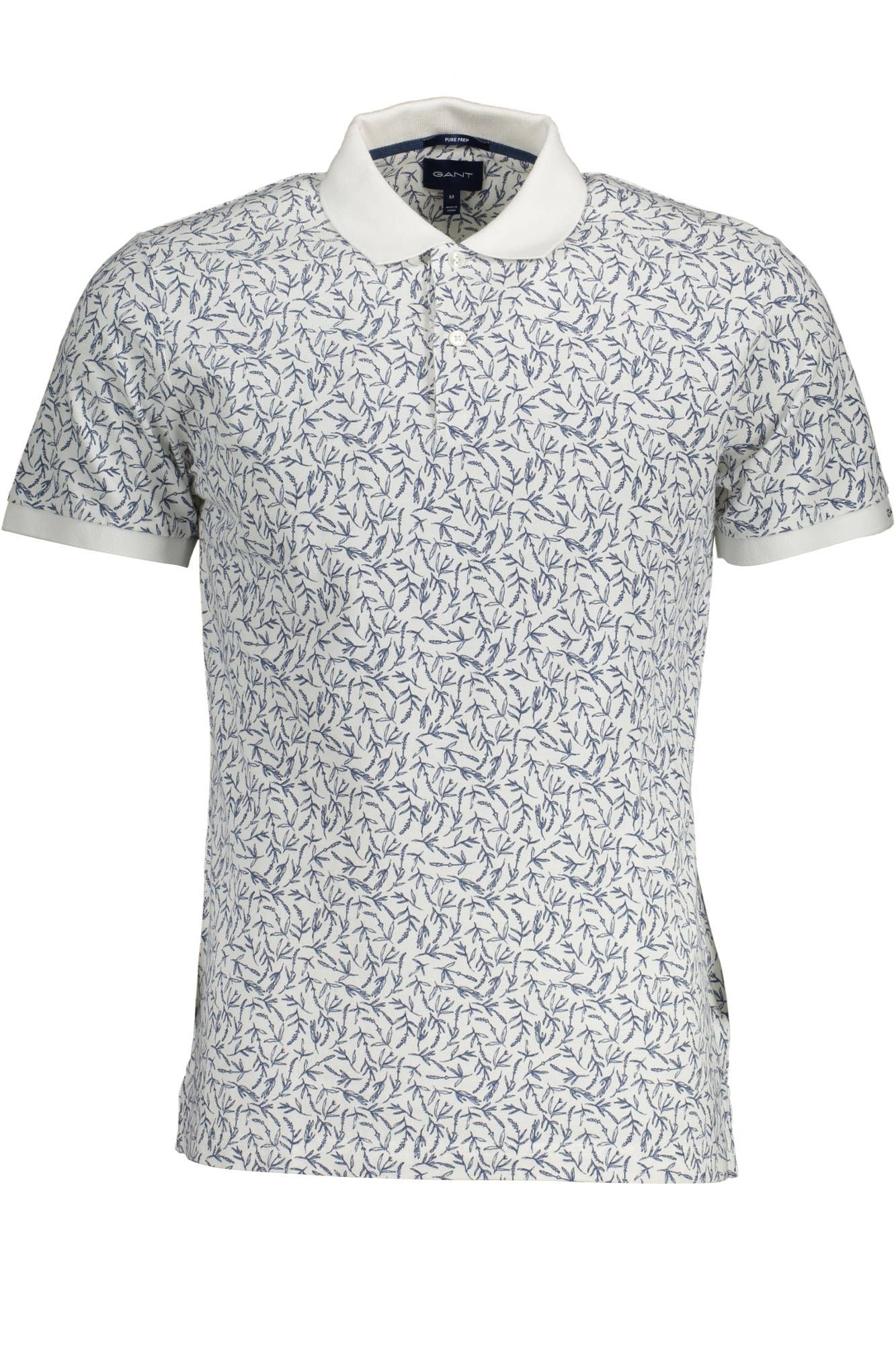 Elegant White Cotton Polo Shirt