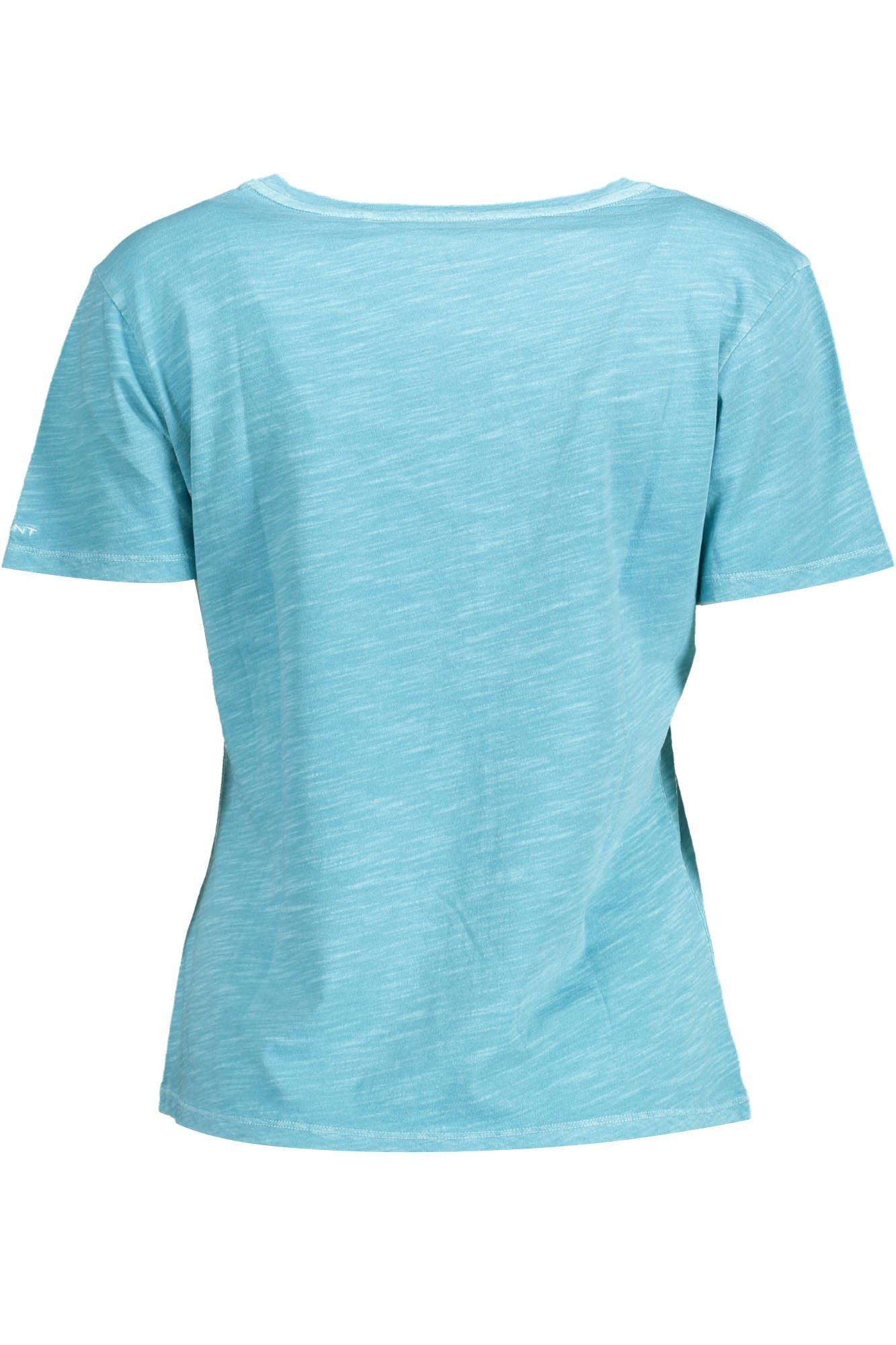 Elegant Light Blue V-Neck Tee