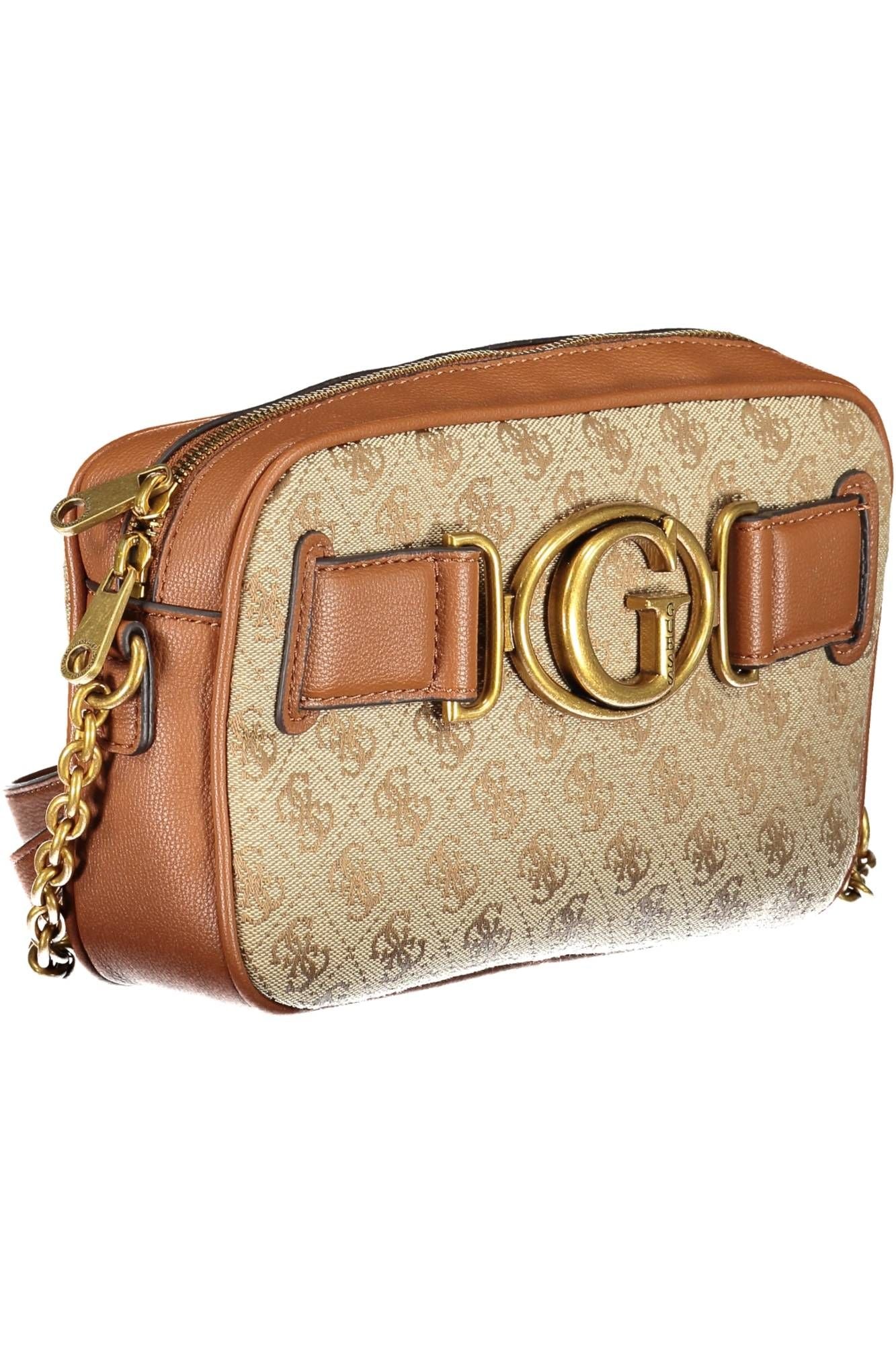 Chic Adjustable Shoulder Bag with Chain Detail