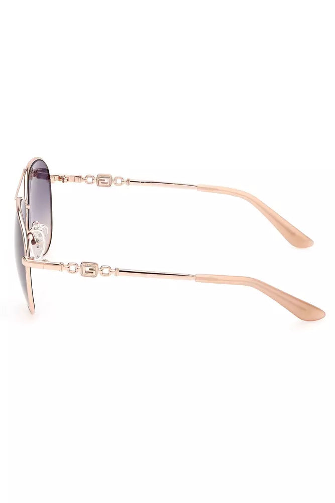 Chic Teardrop Light Blue Lens Sunglasses