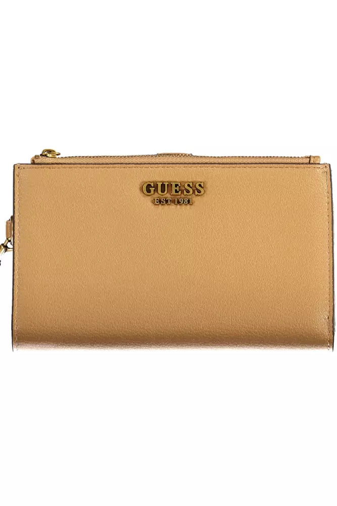 Sophisticated Brown Multi-Compartment Wallet