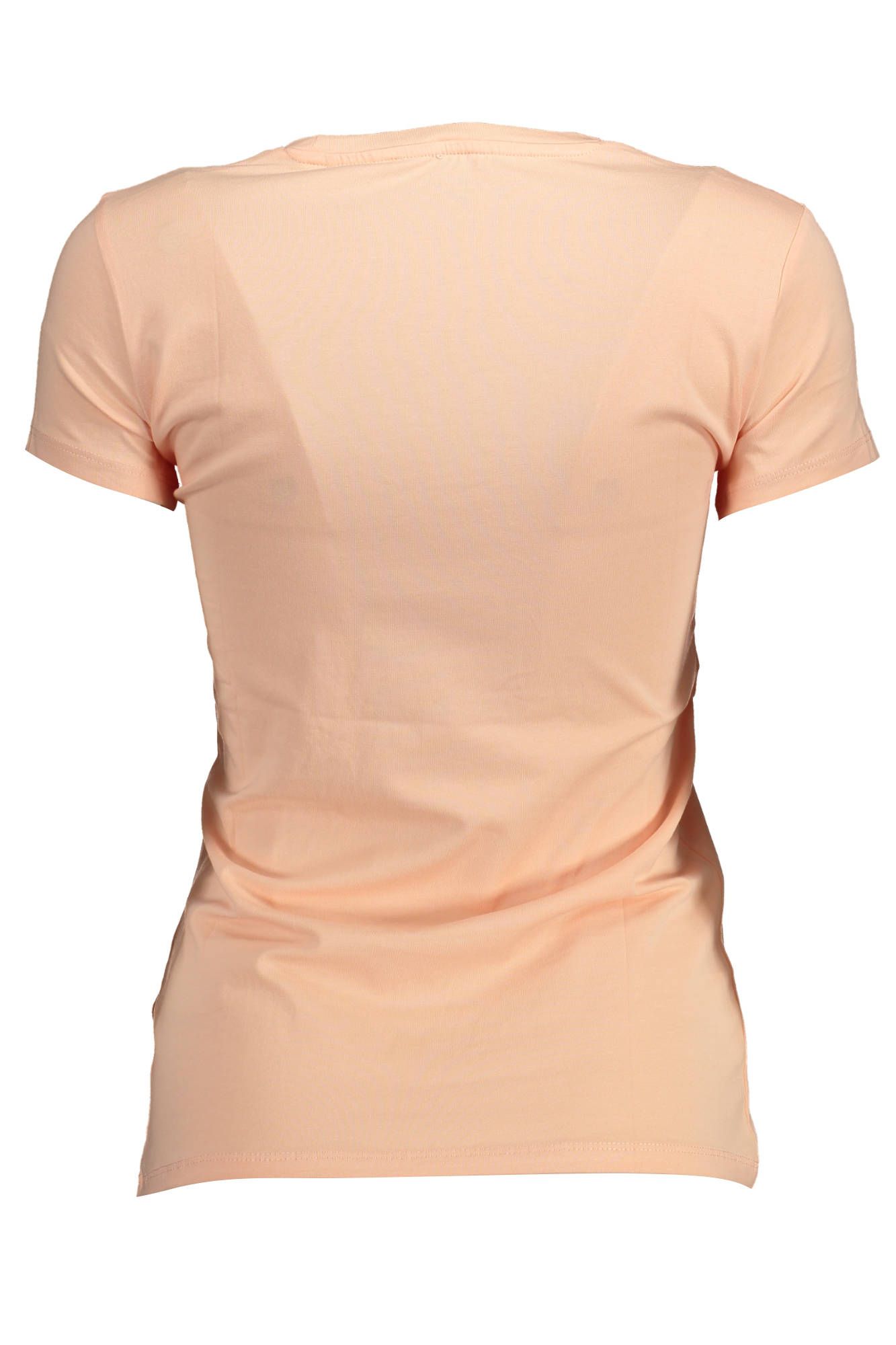 Chic Pink V-Neck Logo Tee