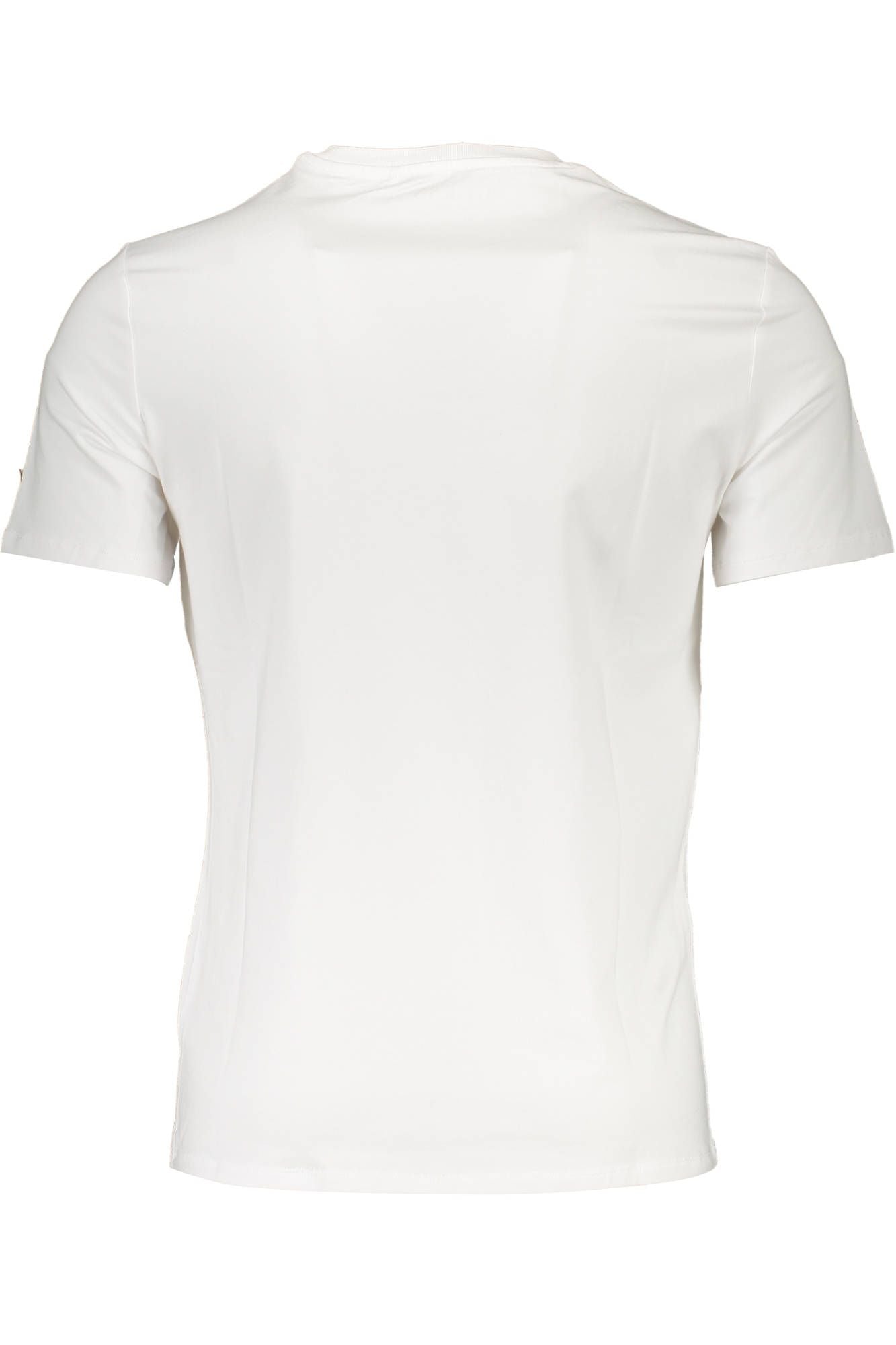 Chic White Printed Organic Cotton Tee