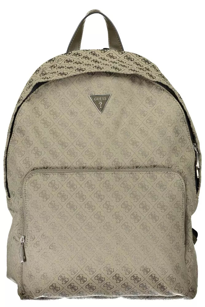 Chic Green Backpack with Laptop Compartment