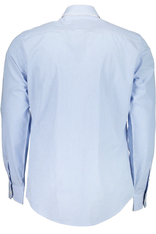 Elegant Light Blue Organic Cotton Shirt