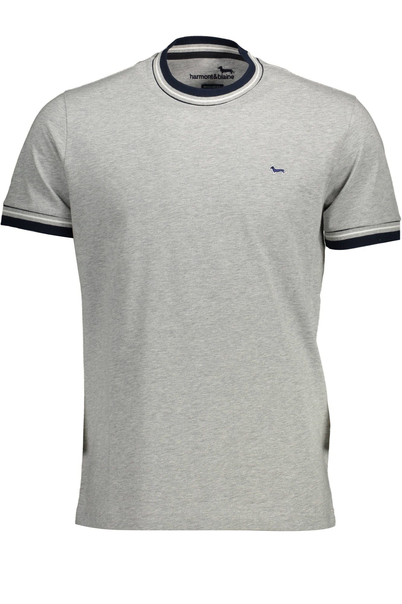 Chic Contrast Detail Crew Neck Tee