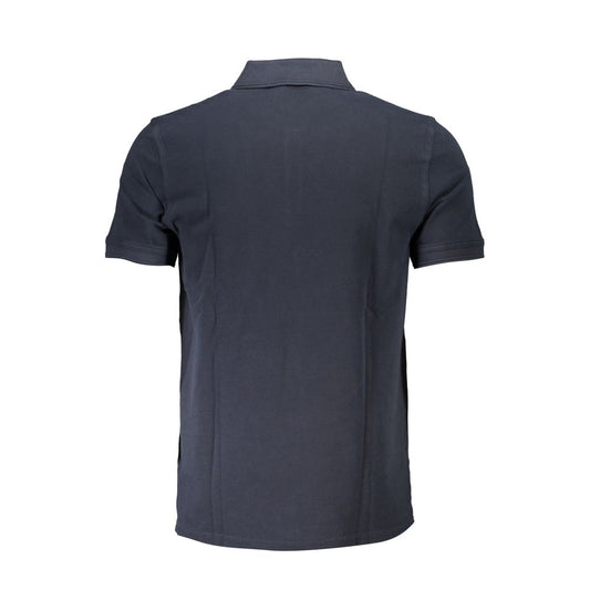Sleek Slim Fit Polo Shirt with Emblem Accent