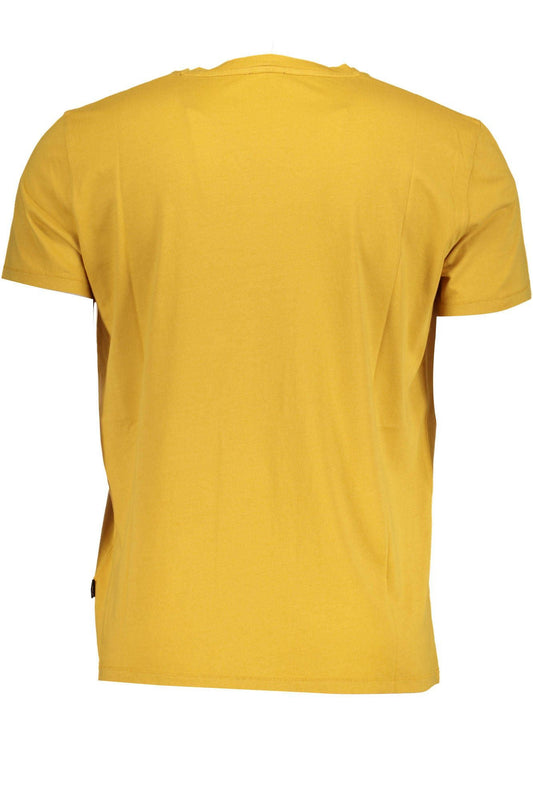 Sunny Yellow Printed Logo Tee