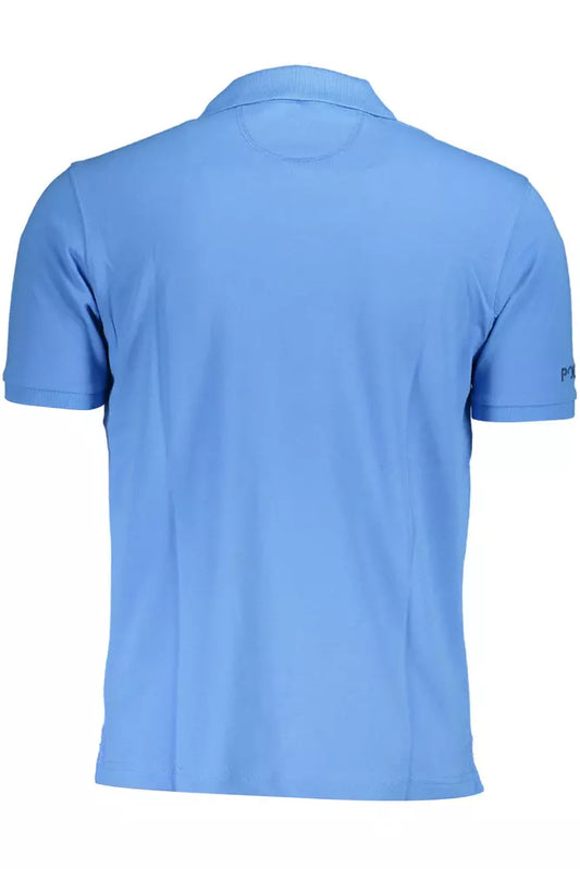 Elegant Light Blue Short-Sleeved Polo