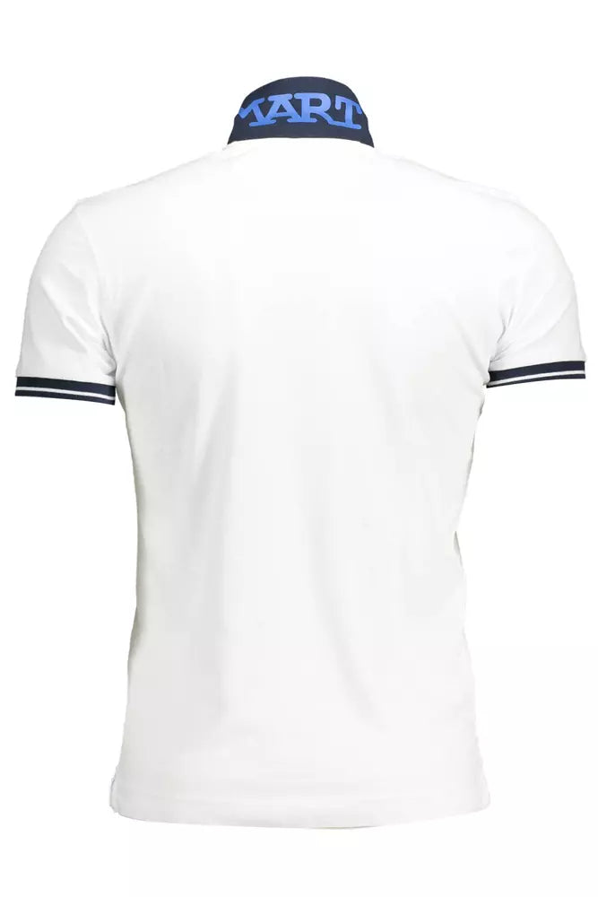 Elegant Slim Fit Polo with Contrasting Details