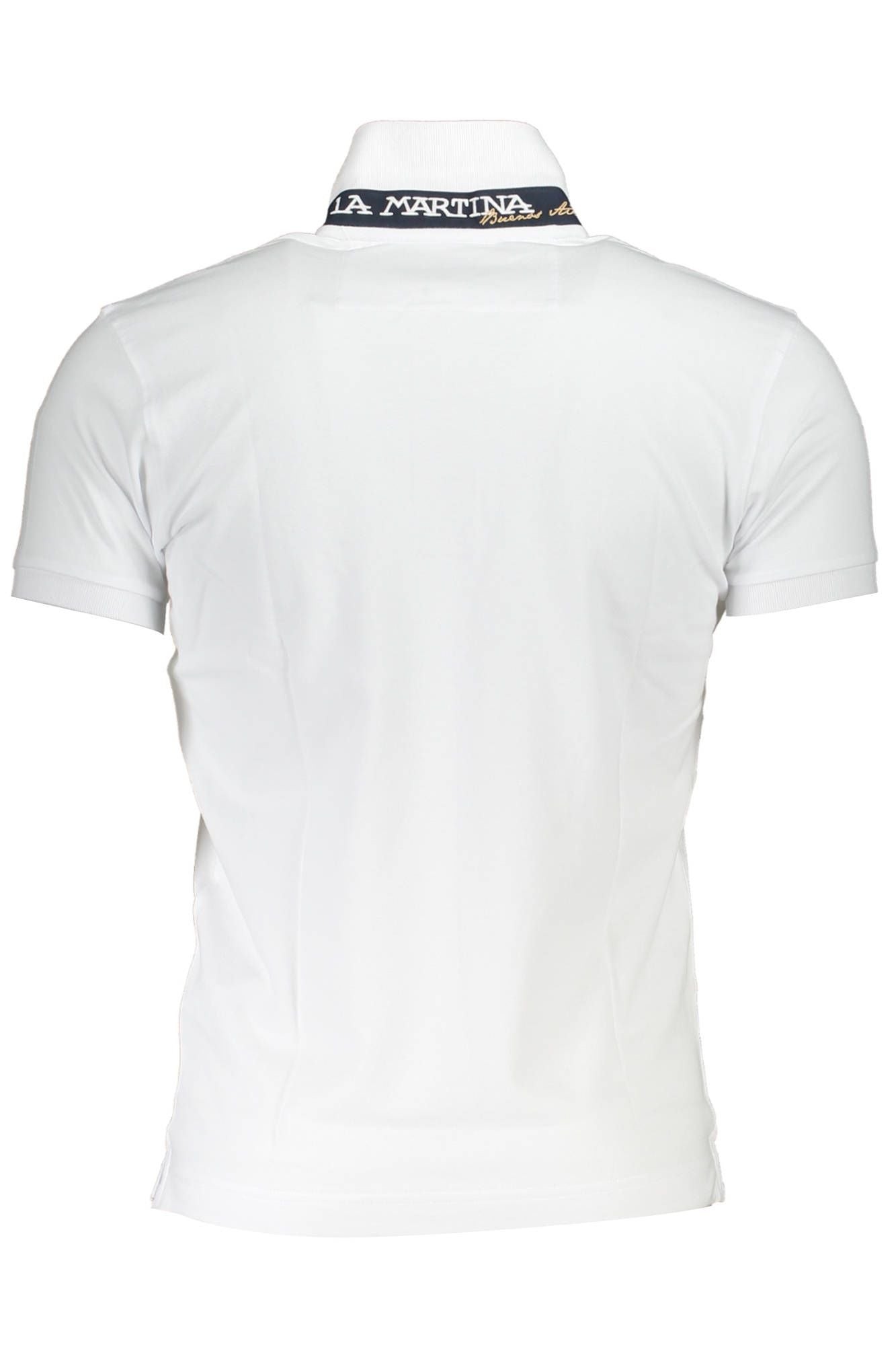 Elegant White Slim Fit Polo Shirt