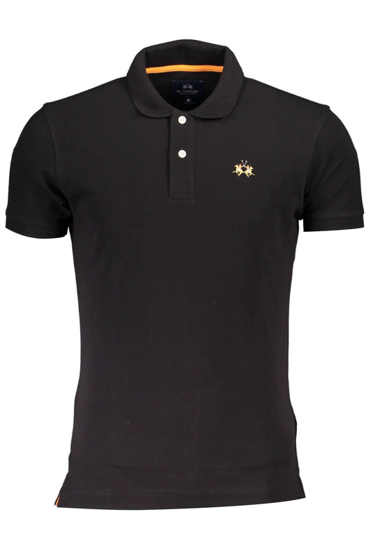 Elegant Slim Fit Polo with Contrasting Details