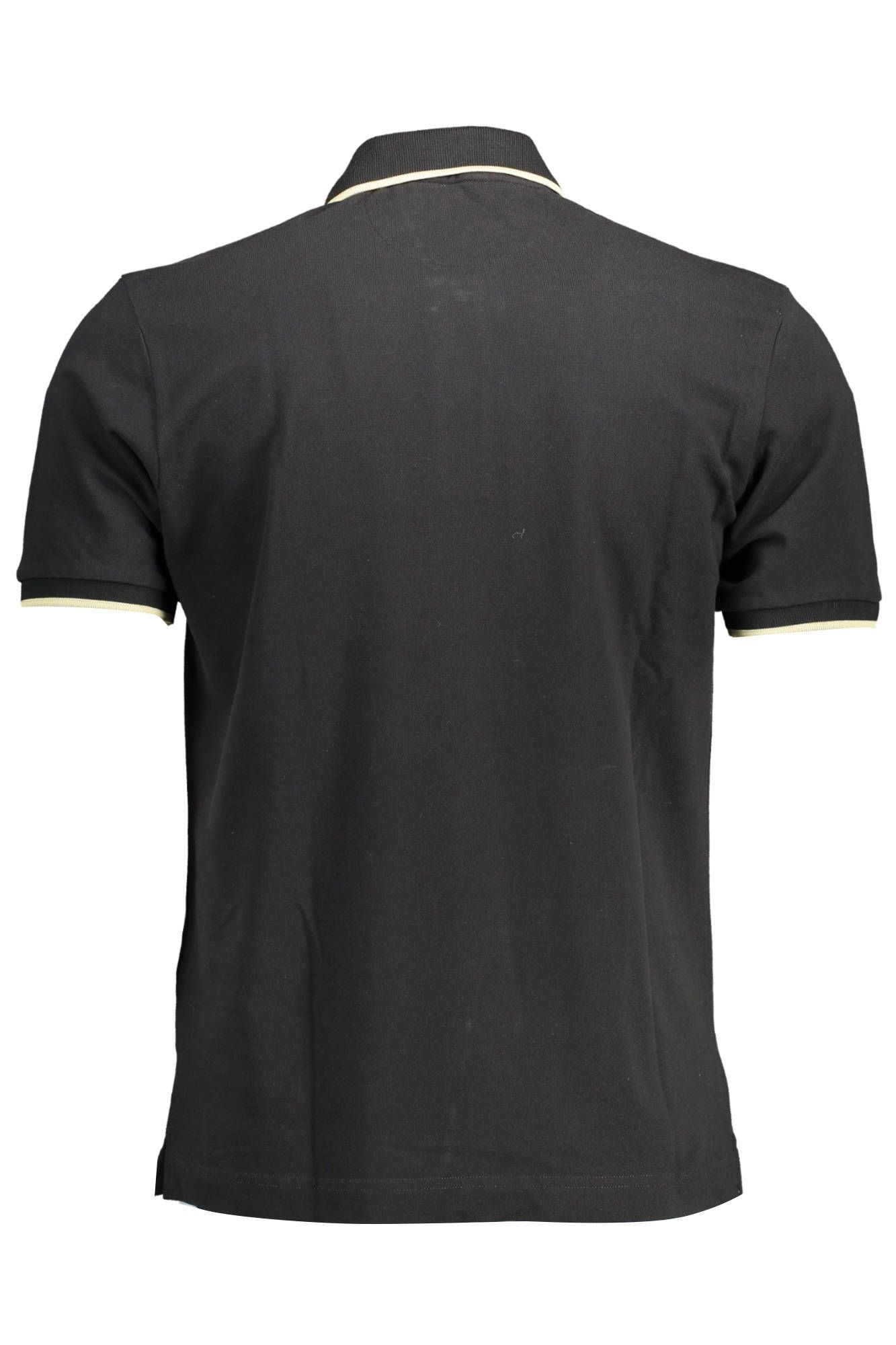 Chic Contrasting Detail Polo Shirt