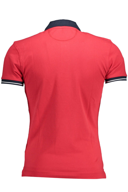 Elegant Slim Fit Polo with Contrasting Details