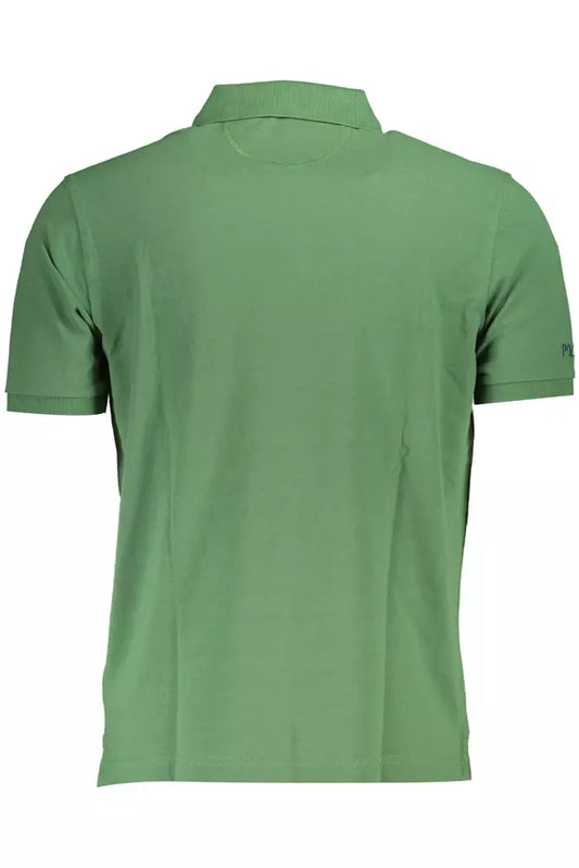 Elegant Green Short-Sleeved Polo
