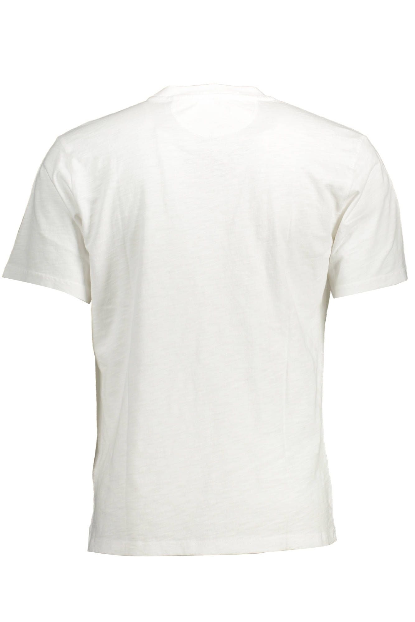 Embroidered Logo Cotton Tee in White