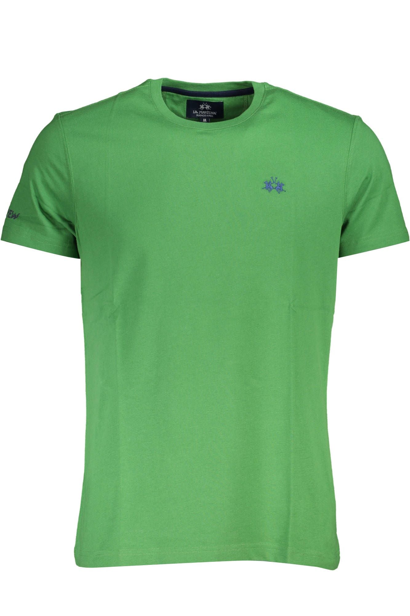 Exclusive Green Embroidered Logo Tee
